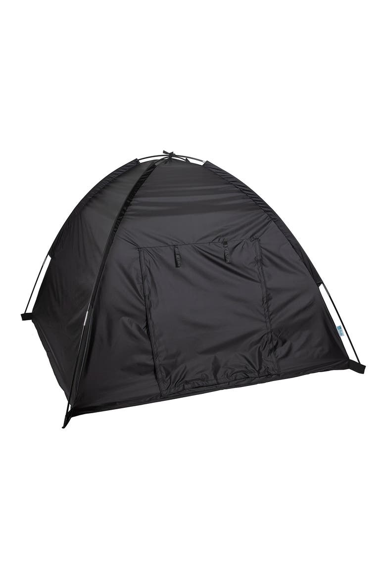 Sensory Blackout Play Tent, Alternate, color, BLACK