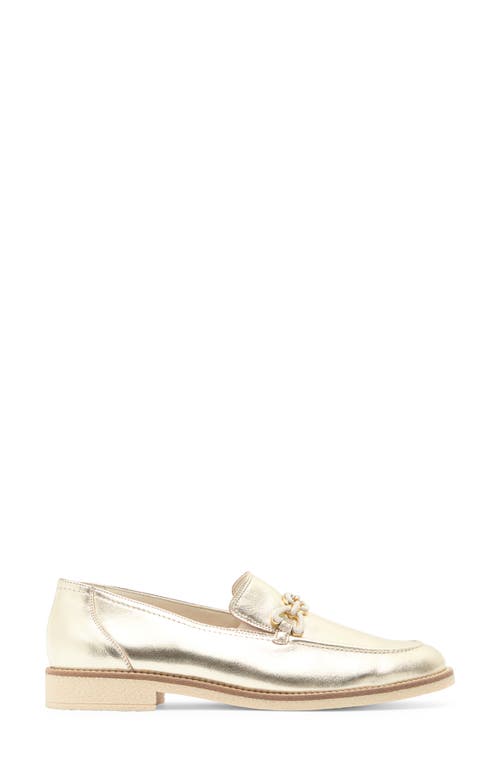 Paul Green Ada Loafer In Platino Metallic Nappa