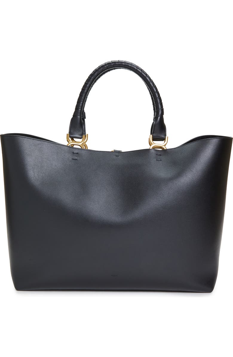 Chloé Large Marcie Grained Calfskin Leather Tote, Alternate, color,
