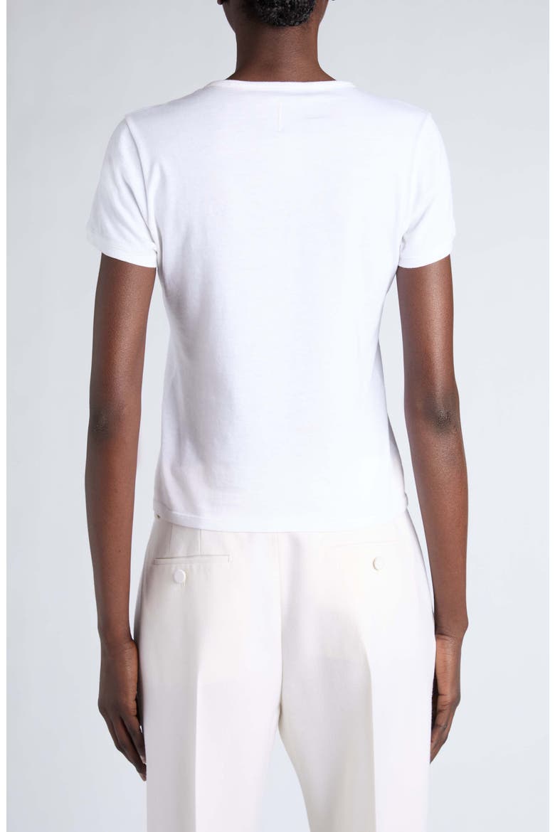 Cotton Jersey Boyfriend T-Shirt, Alternate, color, WHITE