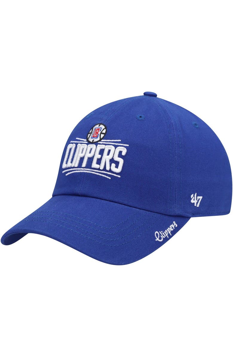 '47 Women's '47 Royal LA Clippers Miata Clean Up Logo Adjustable Hat, Main, color, Royal