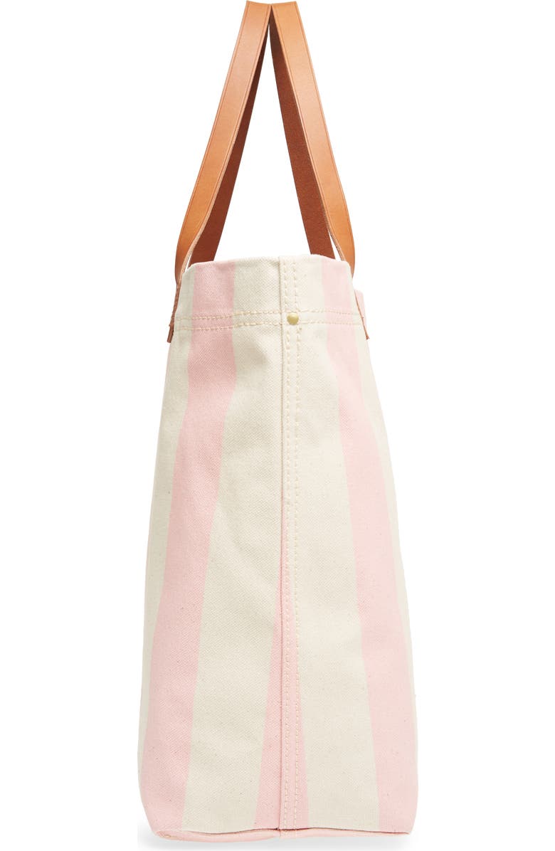 Madewell Stripe Canvas Tote, Alternate, color,