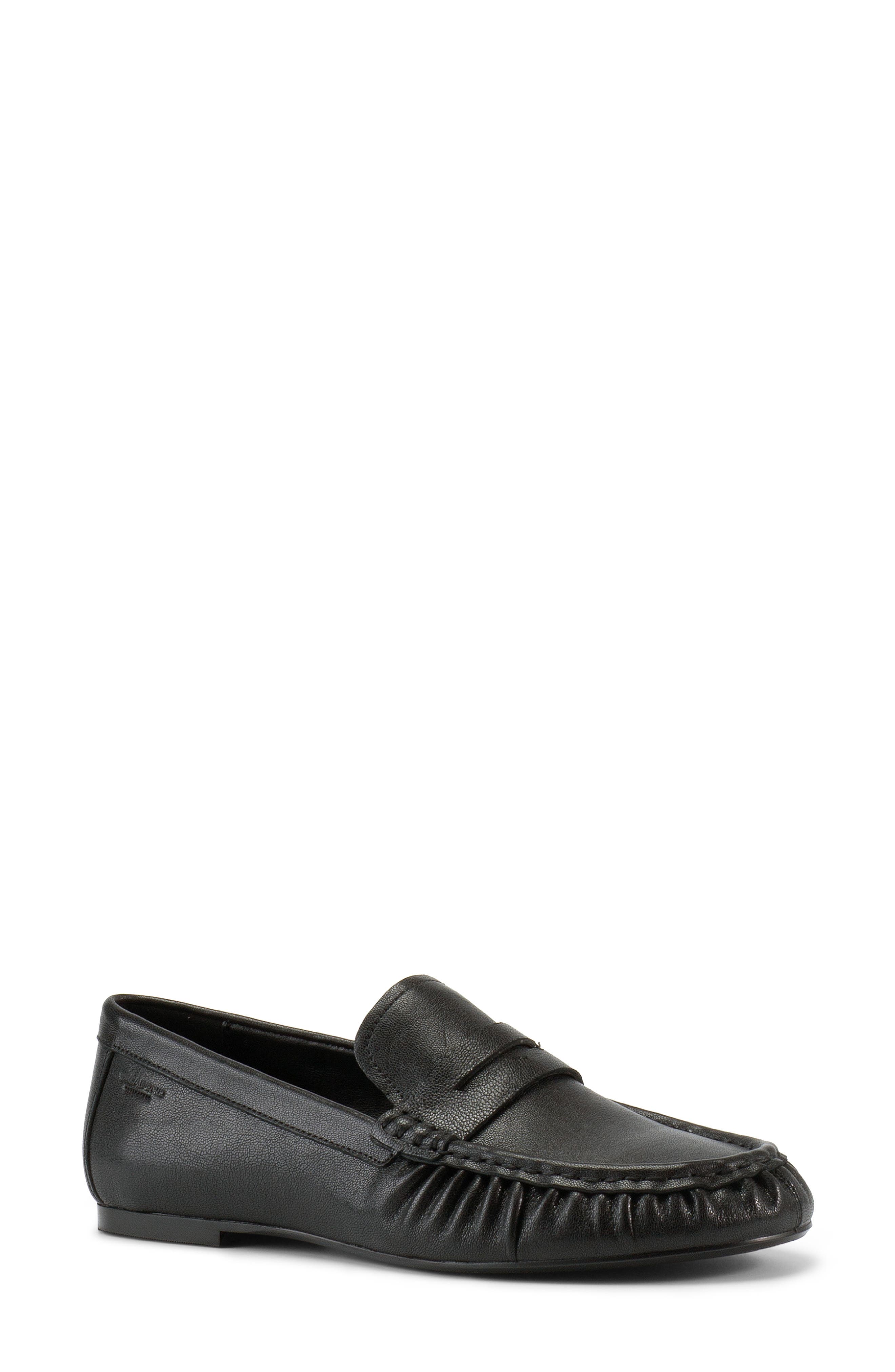 Vagabond Shoemakers Aleya Penny Loafer, Main, color, Black