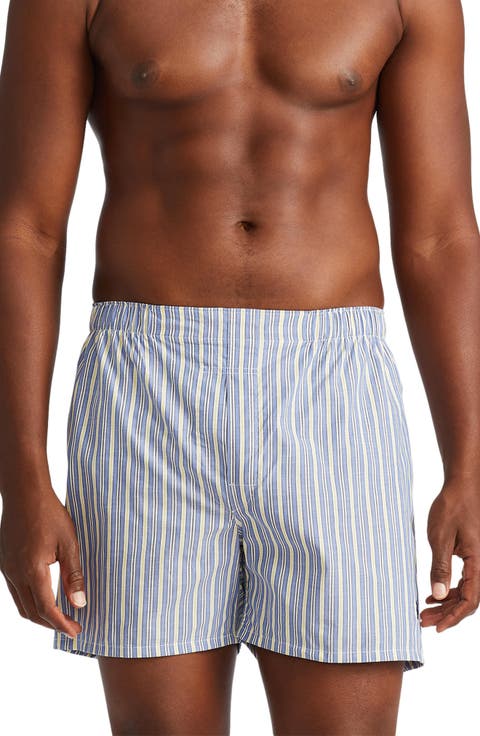 Assorted 3-Pack Woven Cotton Boxers