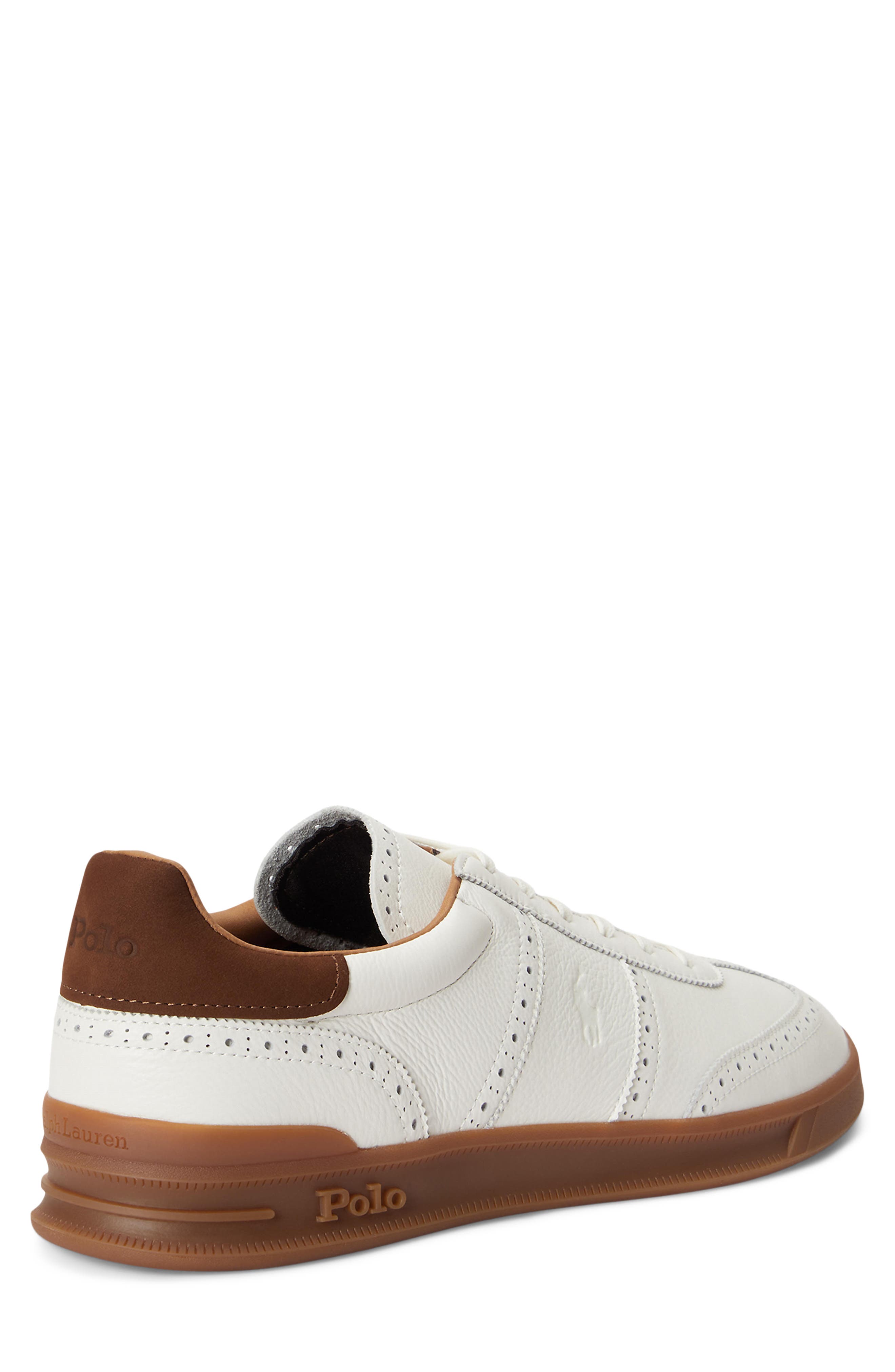Perforated Low Top Sneaker, Alternate, color, DECKWASH WHITE