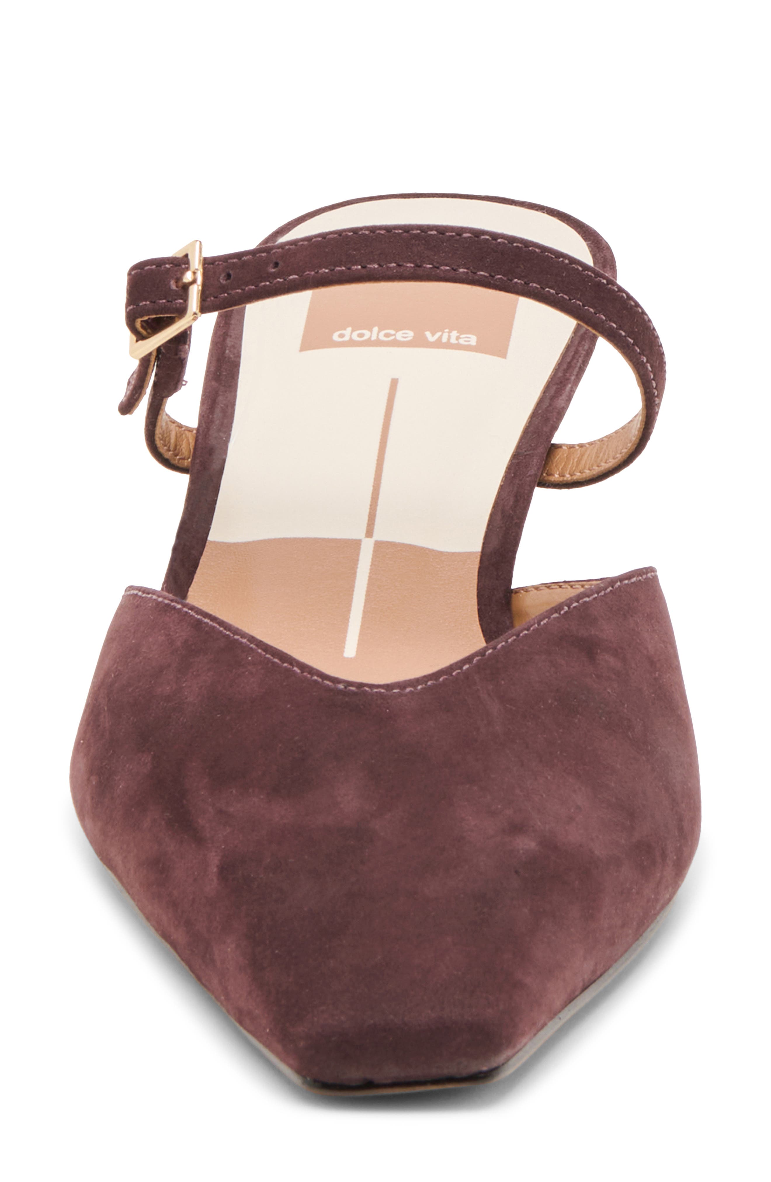 Dolce Vita Morgen Mary Jane Mule, Alternate, color, Sangria Suede
