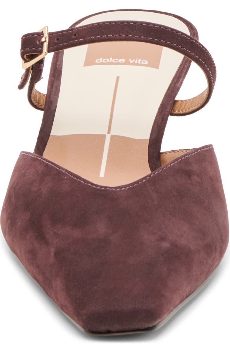 Dolce Vita Morgen Mary Jane Mule, Alternate, color, Sangria Suede