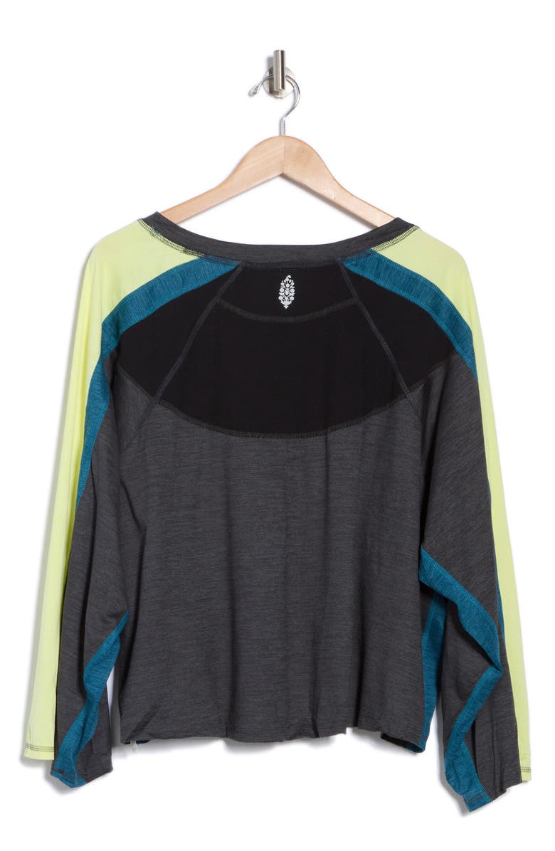 Free People Go For the Goal Long Sleeve Top, Alternate, color, 