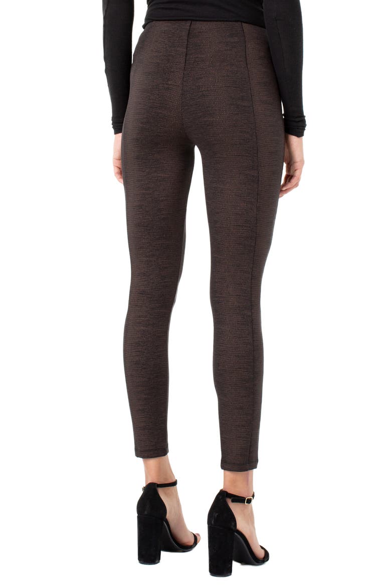 Reese Pull-On Leggings, Alternate, color, COPPER/ BLACK