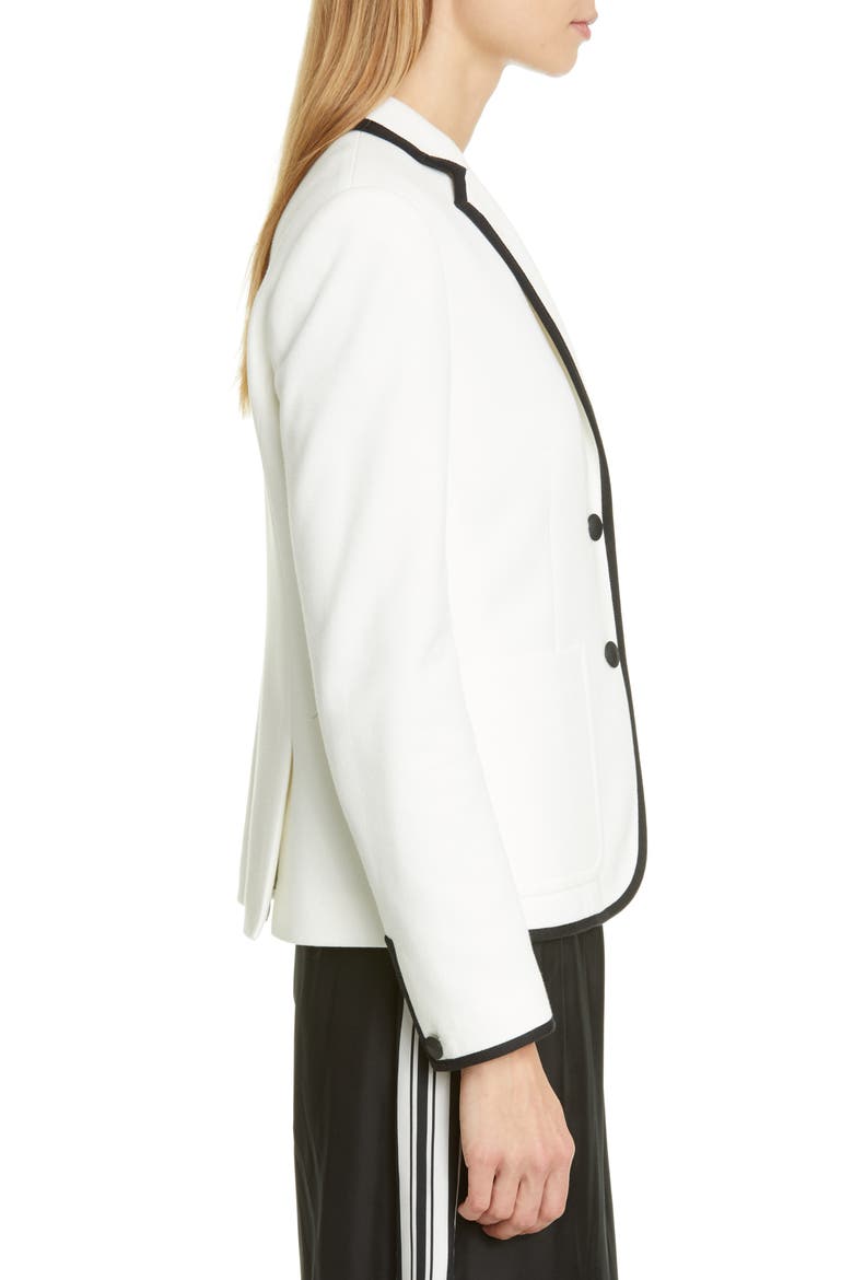Nancie Cotton Blend Piqué Blazer, Alternate, color, MAML