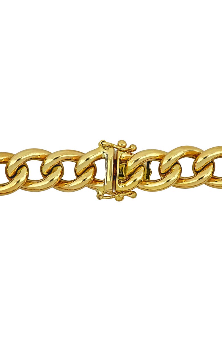 Julianna B. Diamond Cuban Link Bracelet 14k Two-Tone, Alternate, color, 14K Gold