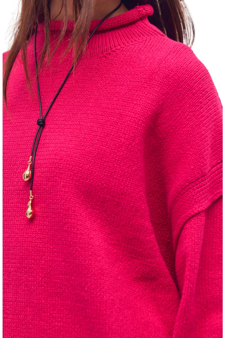 Torres Turtleneck Sweater, Alternate, color, SUGAR RUSH