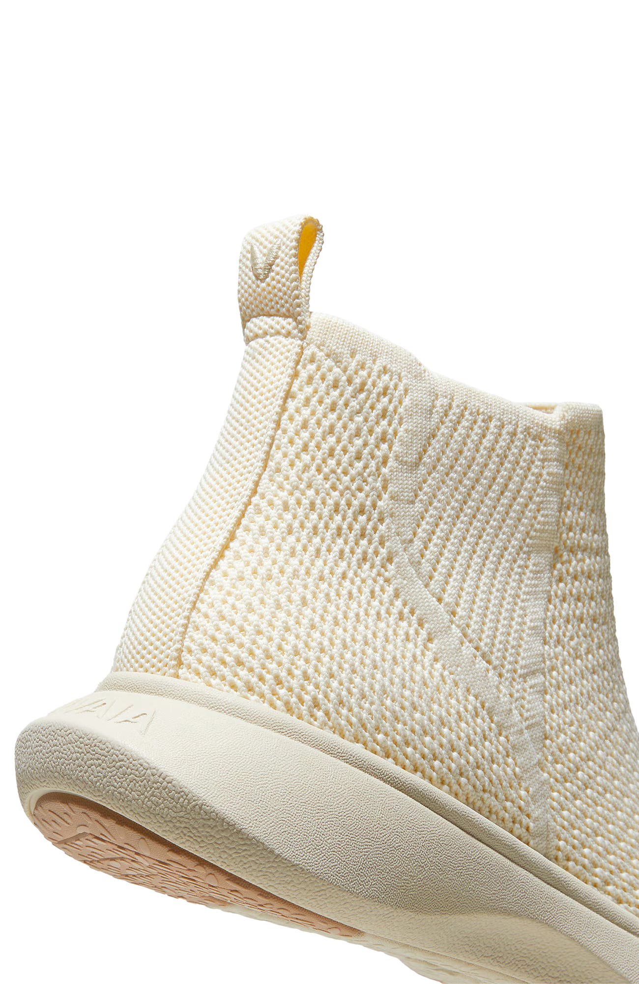Round-Toe Slip-On Sneaker Boots, Alternate, color, Cream Jagged