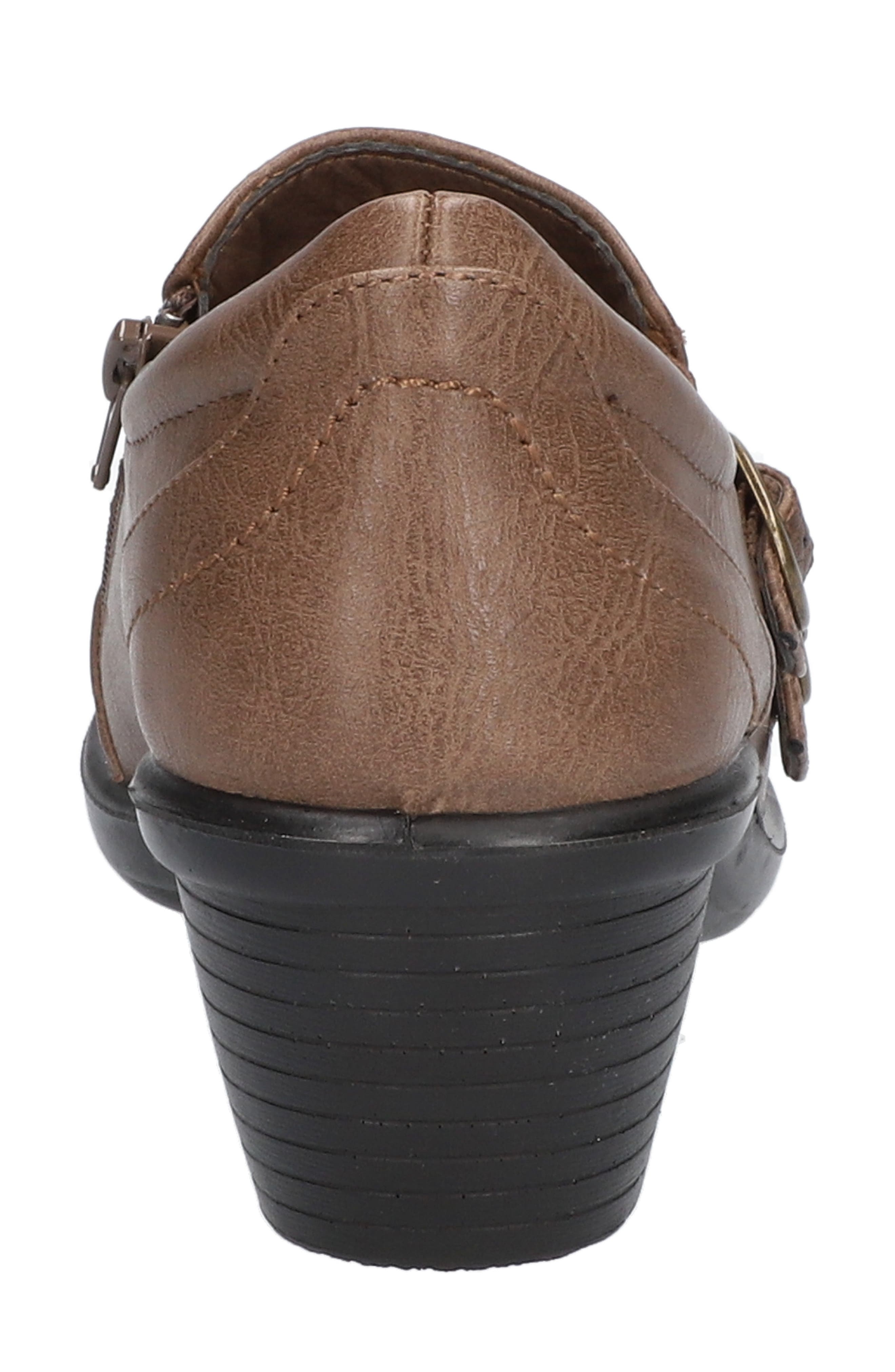 Stroll Faux Leather Clog, Alternate, color, TAUPE/ TAUPE SNAKE/ GORE