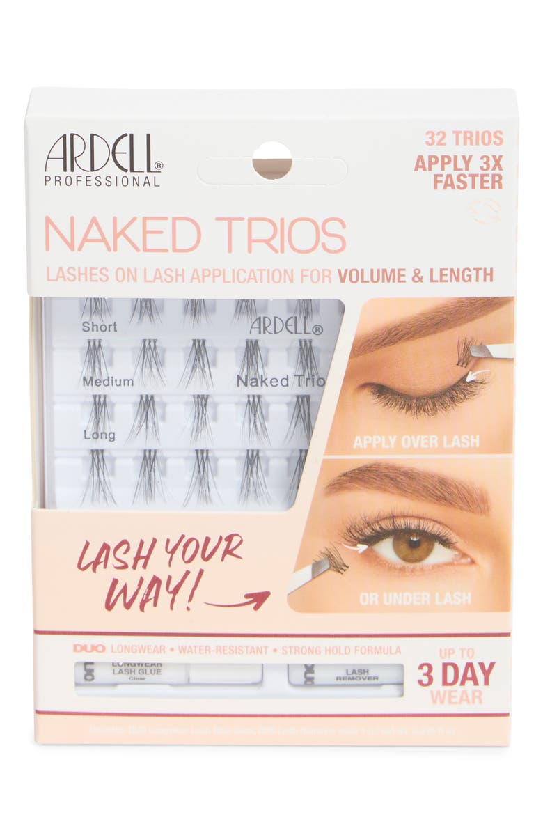 ARDELL Naked Trios Faux Lashes Kit, Main, color, 