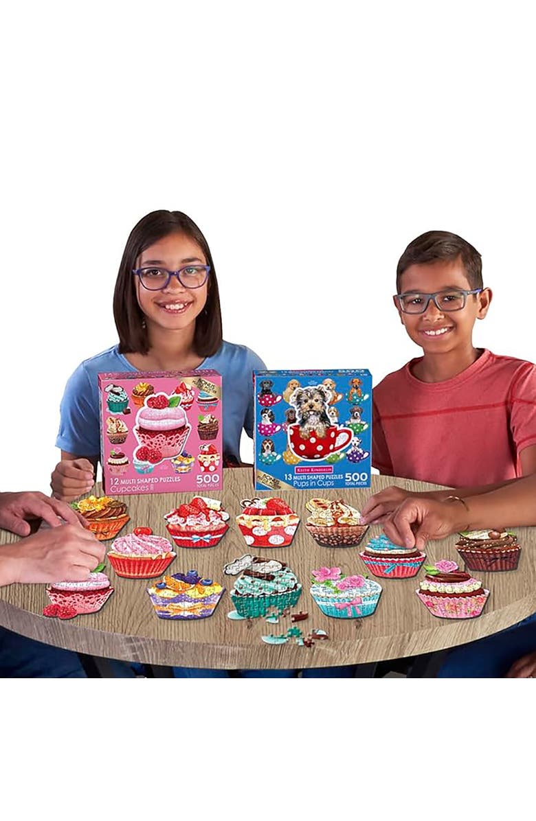 CRA-Z-ART Minishaped Cupcakes 500 Piece Puzzle, Alternate, color, Multicolored