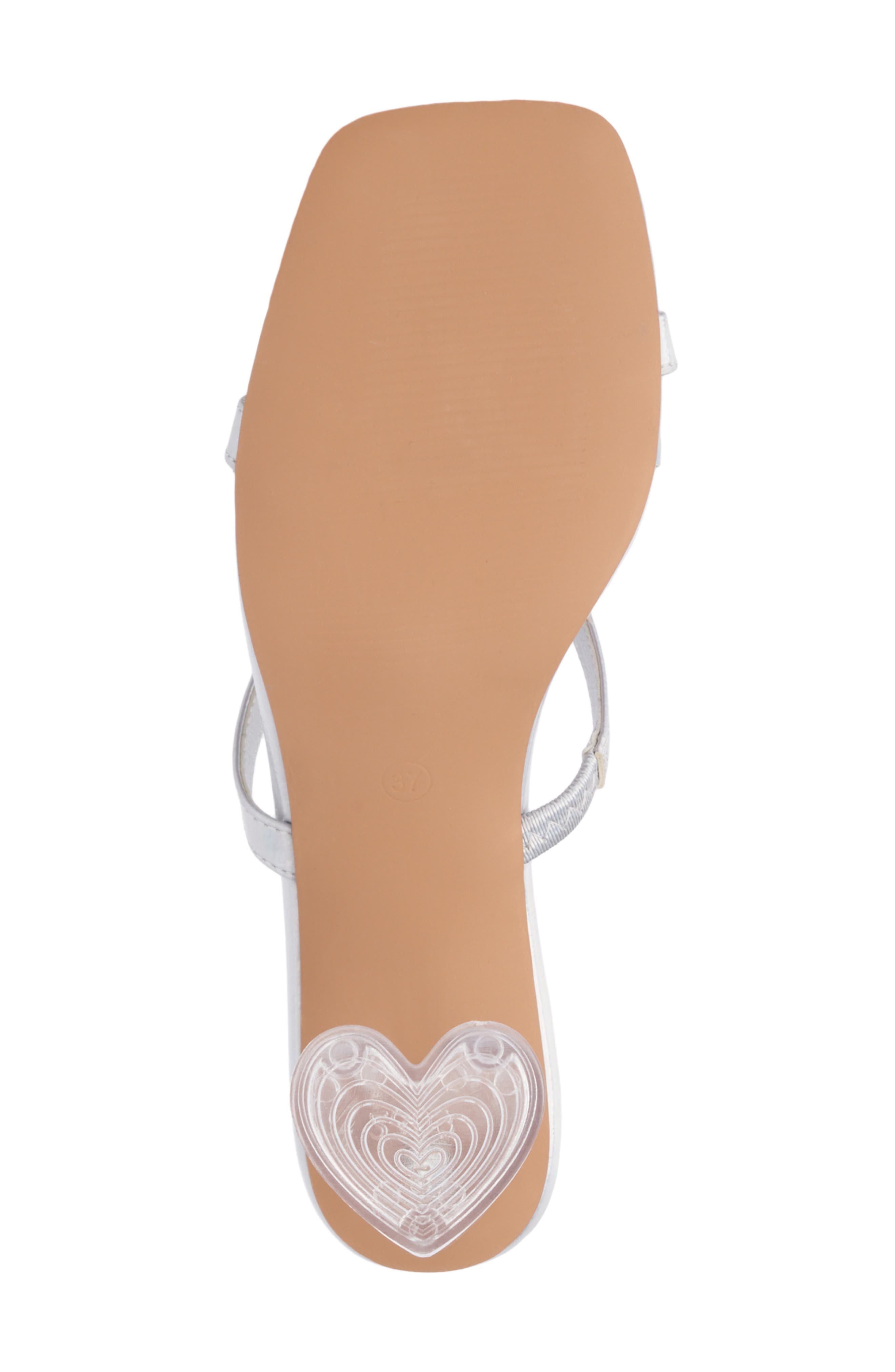 OLIVIA MILLER Lovely Clear Heel Sandal, Alternate, color, 