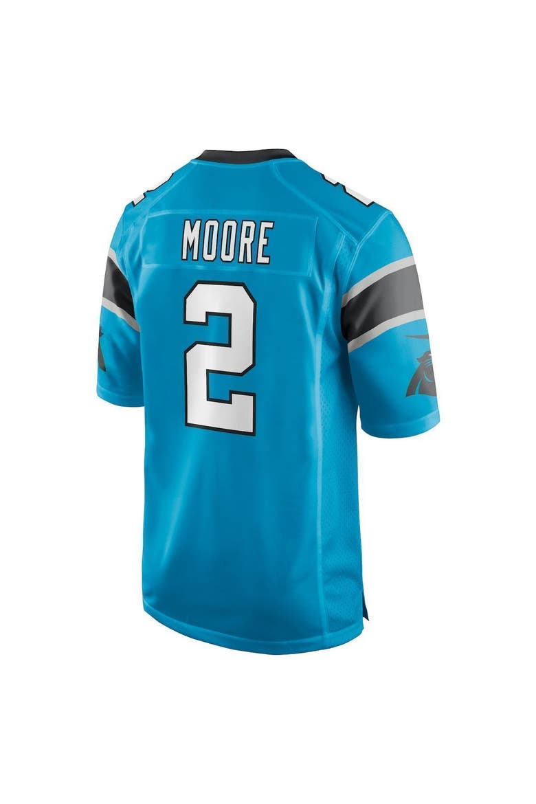 Men's Nike D.J. Moore Blue Carolina Panthers Game Jersey, Alternate, color, BLUE