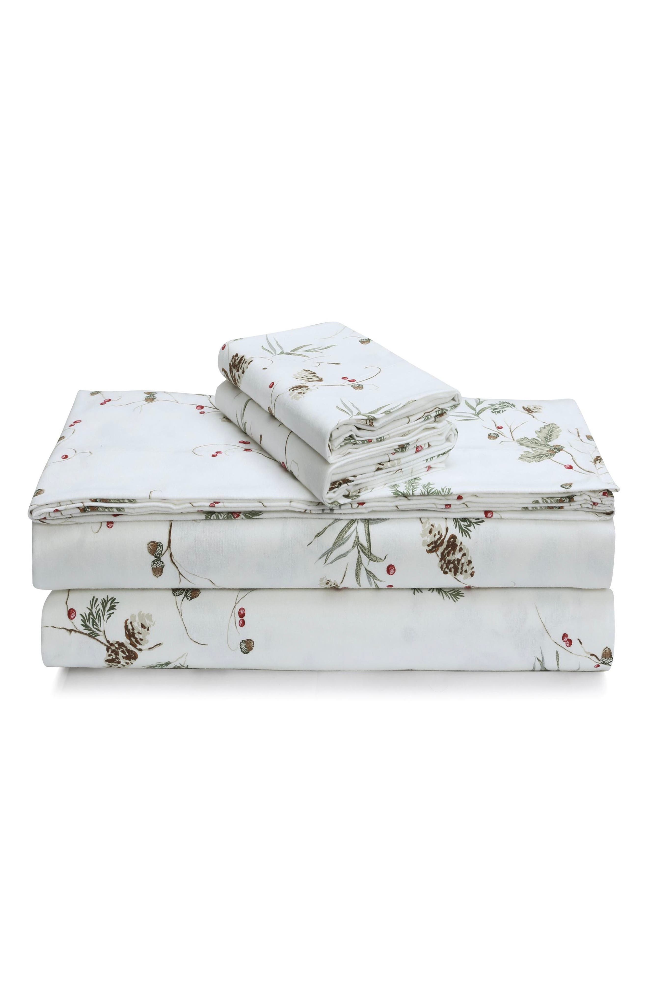 AZORES HOME Cotton Flannel Sheet Set