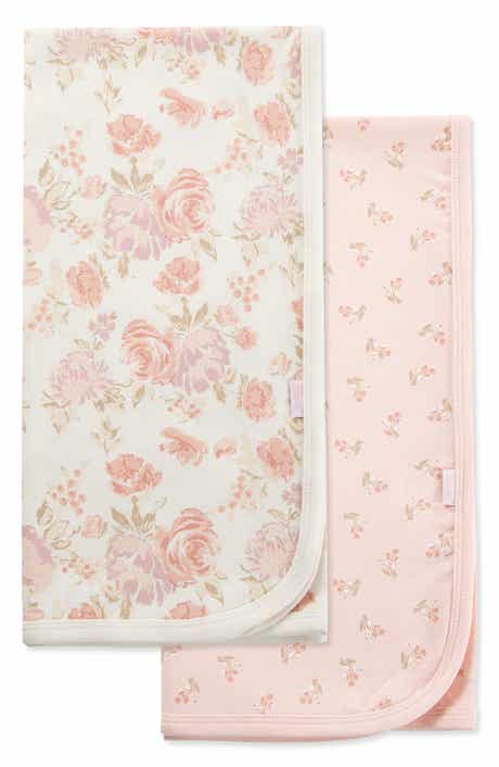 2-Pack Floral Receiving Blankets