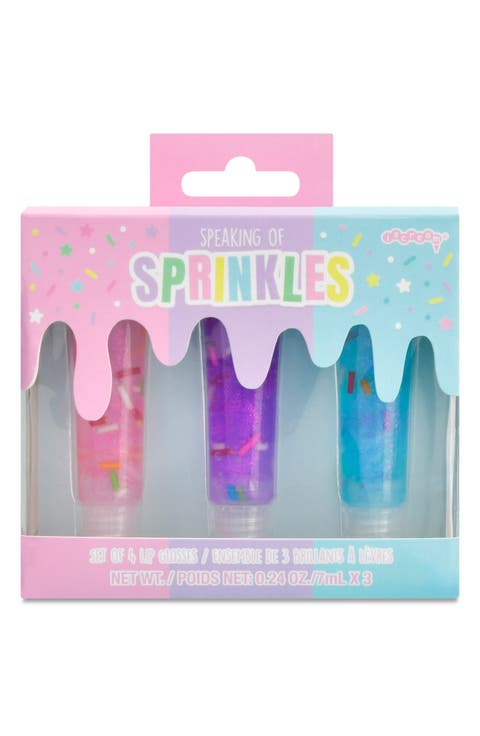 Kids' Set of 3 Sprinkle Lip Glosses