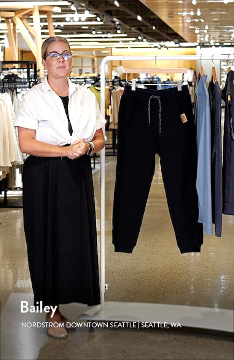 Evren Bonded Fleece Joggers, sales video thumbnail