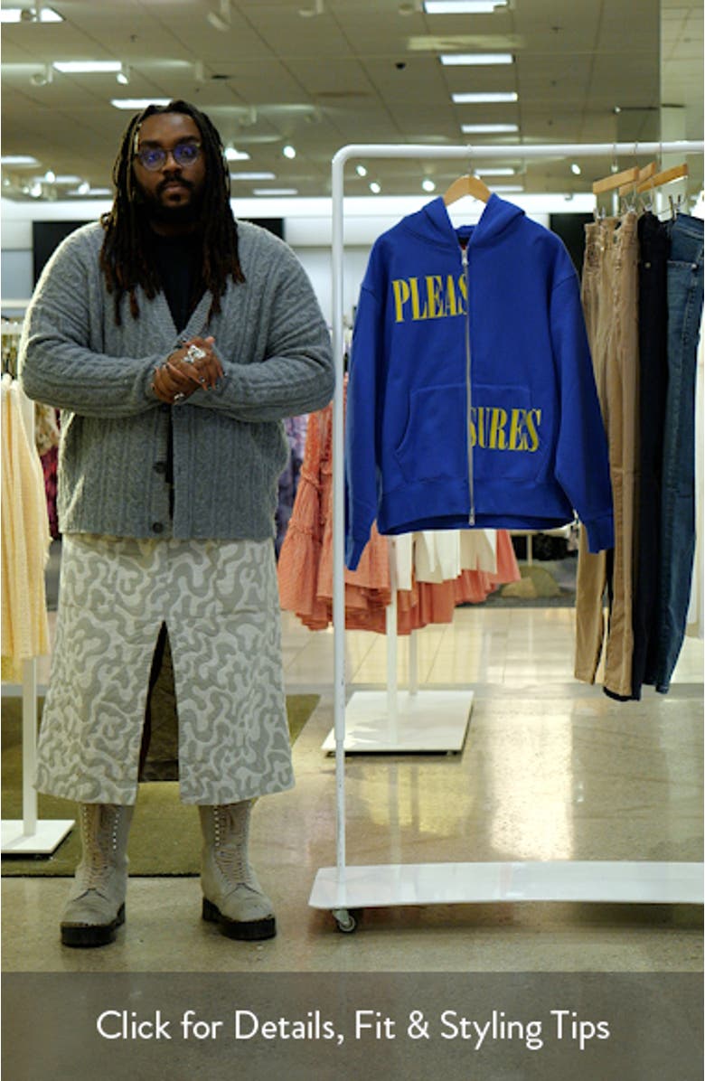 Split Graphic Zip Hoodie, sales video thumbnail