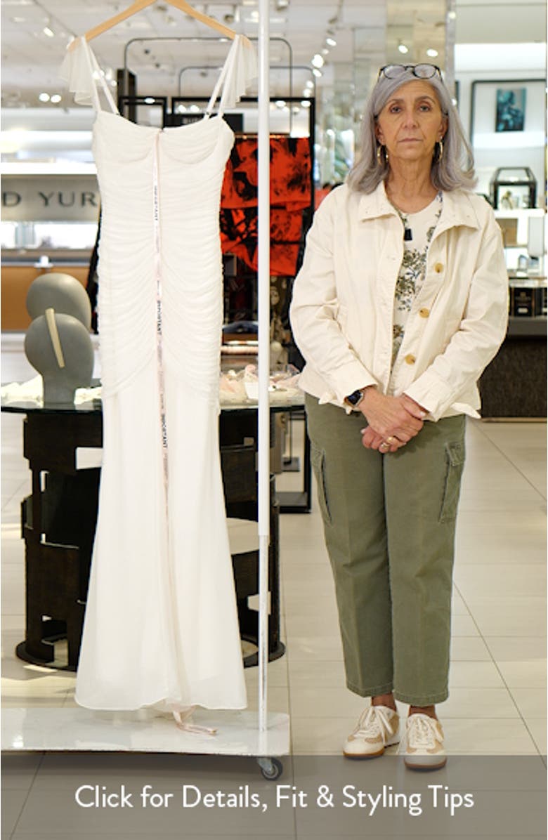 Antonella Ruched Mesh Dress, sales video thumbnail
