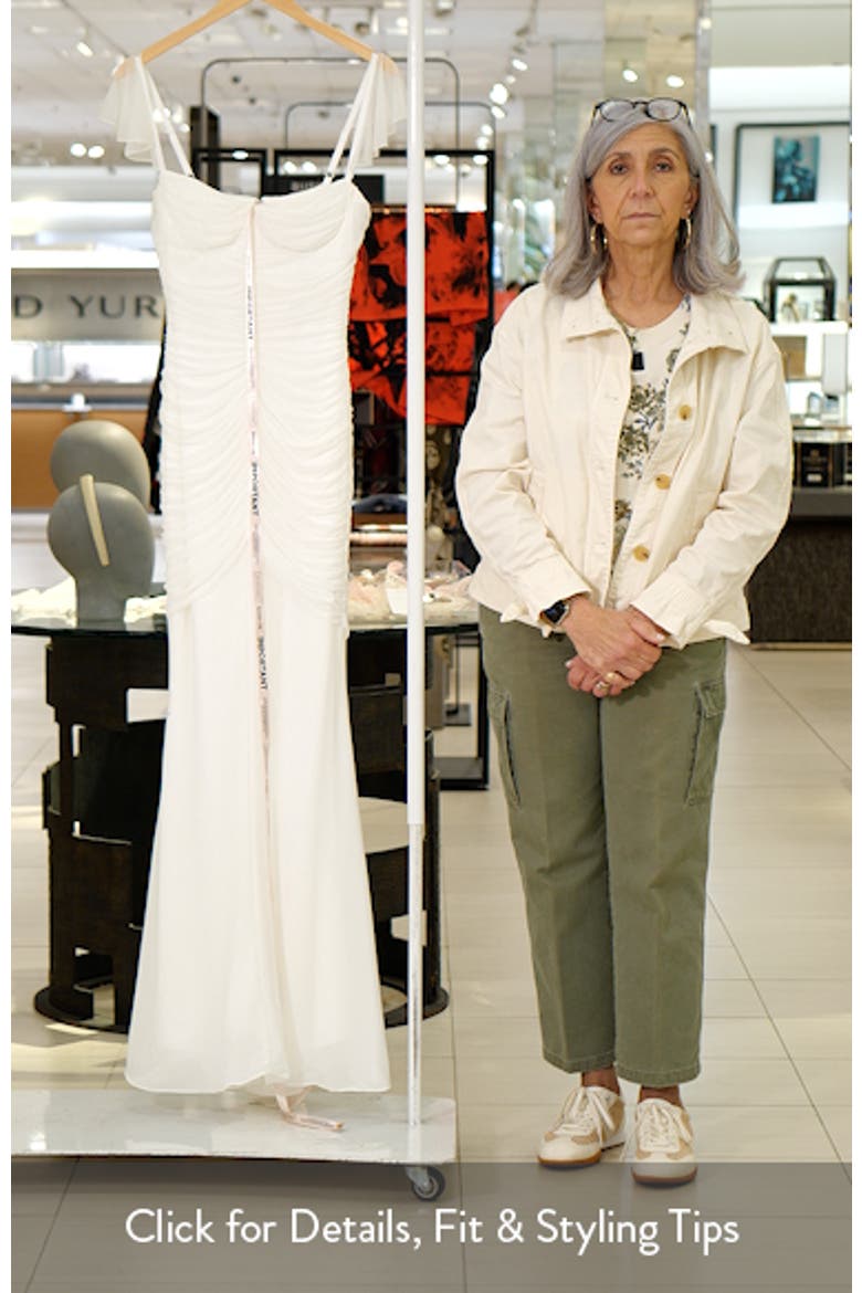Antonella Ruched Mesh Dress video