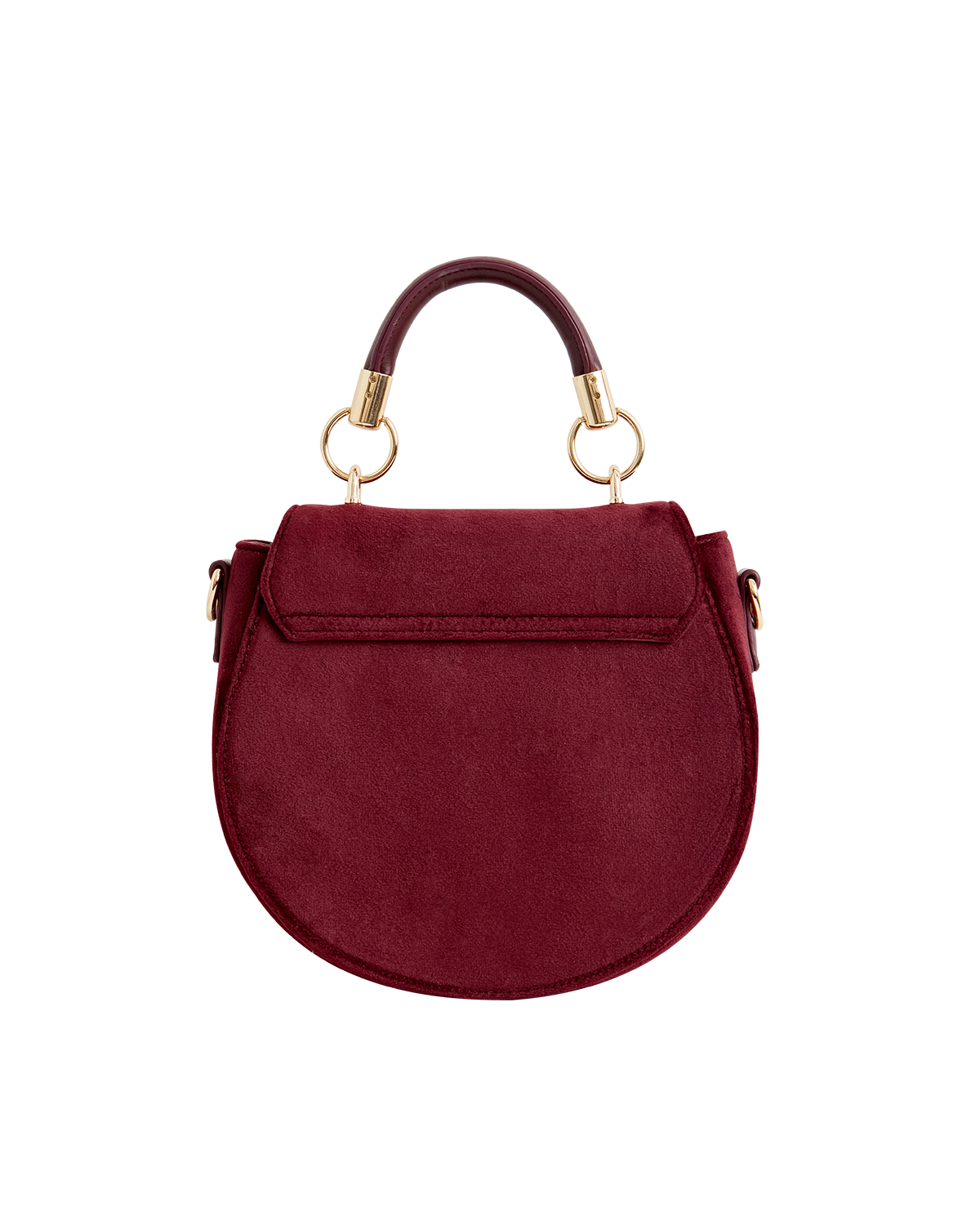 Fable England Fox 
Mushroom Embroidered Saddle Bag, Alternate, color, Red