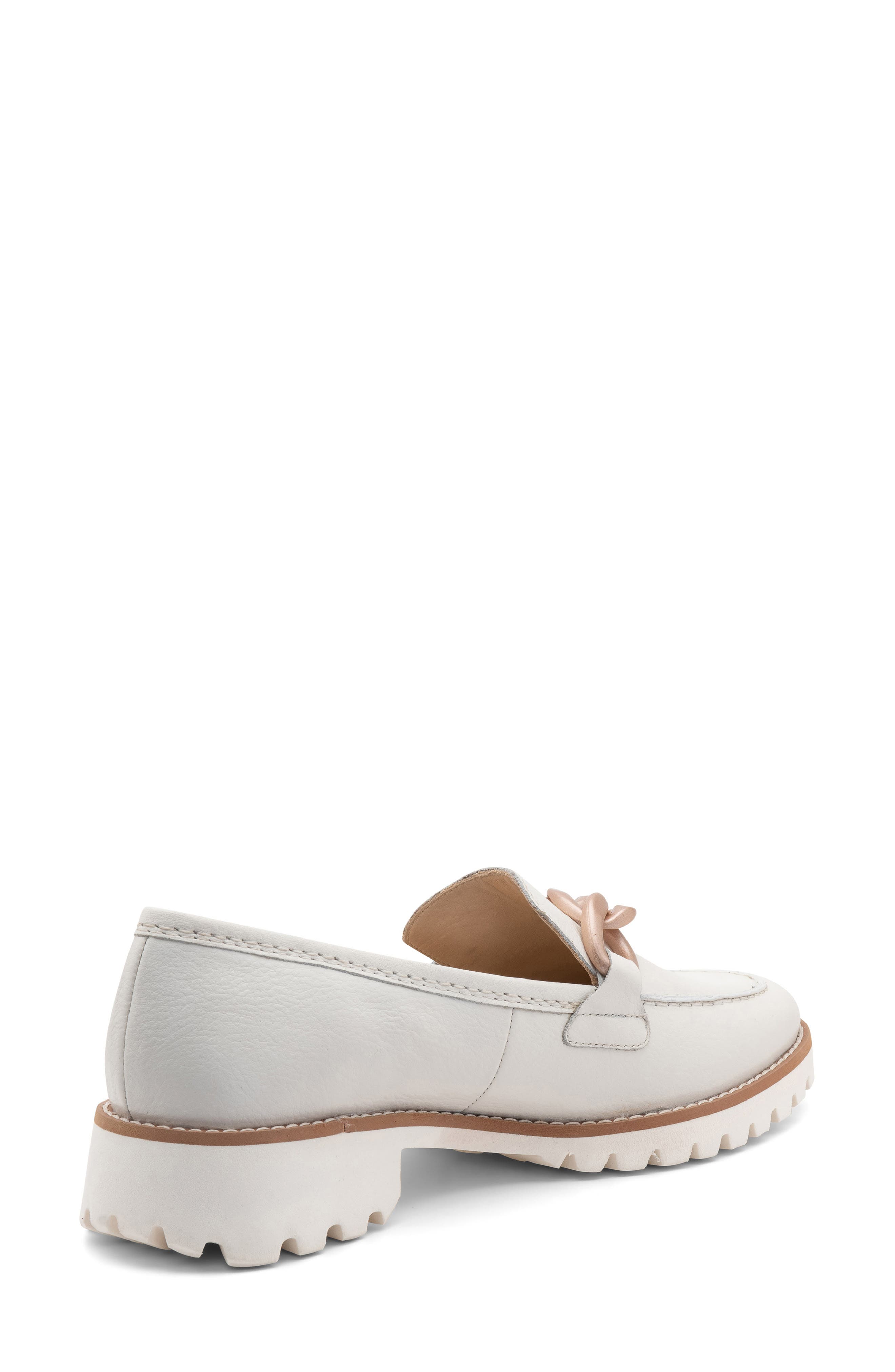 Kiana Lug Sole Loafer, Alternate, color, CREAM CALF