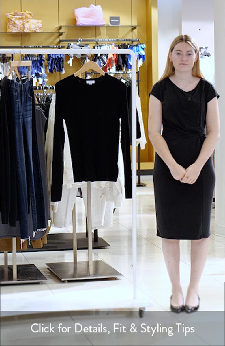 Rib Wool Blend Sweater, sales video thumbnail