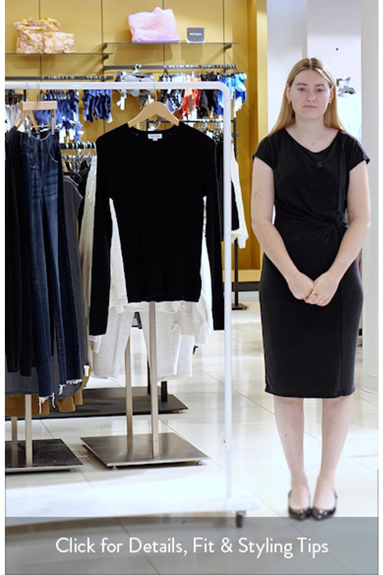 Rib Wool Blend Sweater video