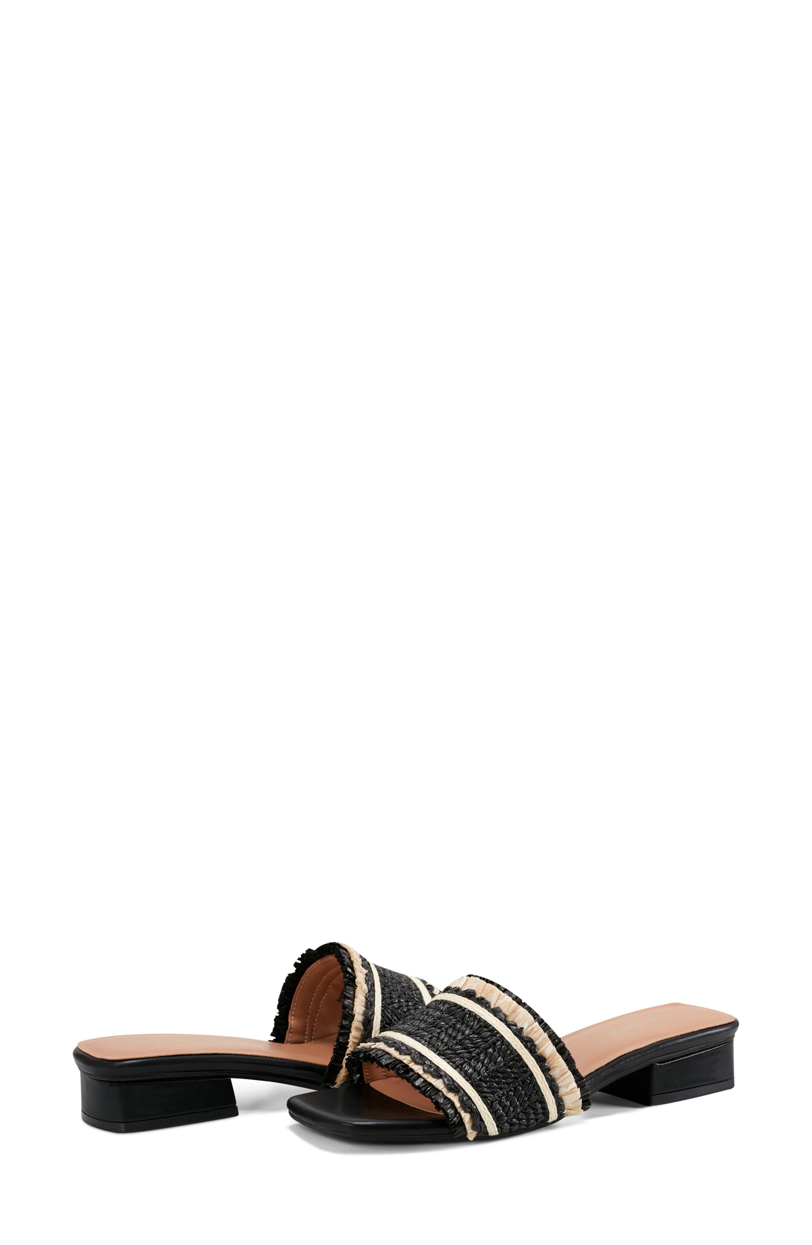 Easy Spirit Genia Block Heel Sandal, Alternate, color, Black