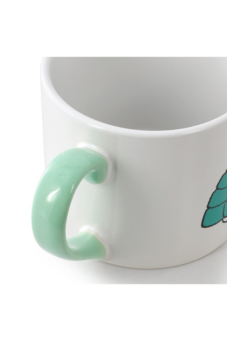 4 Piece 19 Ounce Stackable Stoneware Mug Set, Alternate, color, Green