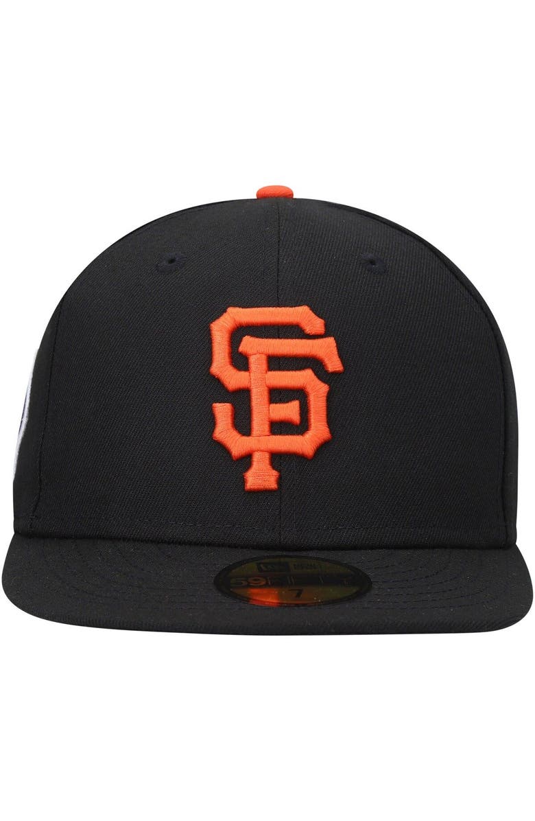 New Era Men's New Era Black San Francisco Giants 9/11 Memorial Side Patch 59FIFTY Fitted Hat, Alternate, color, Black