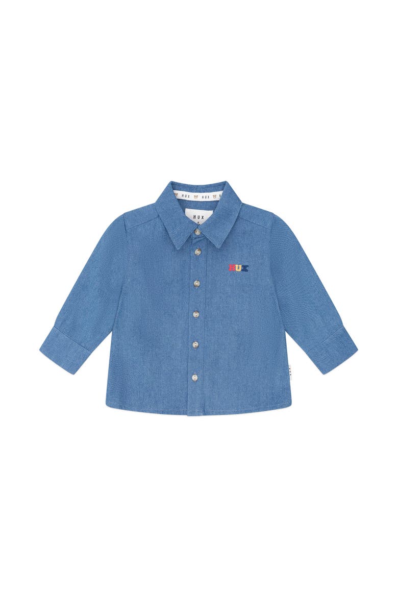 Hux Chambray Shirt, Main, color, Chambray
