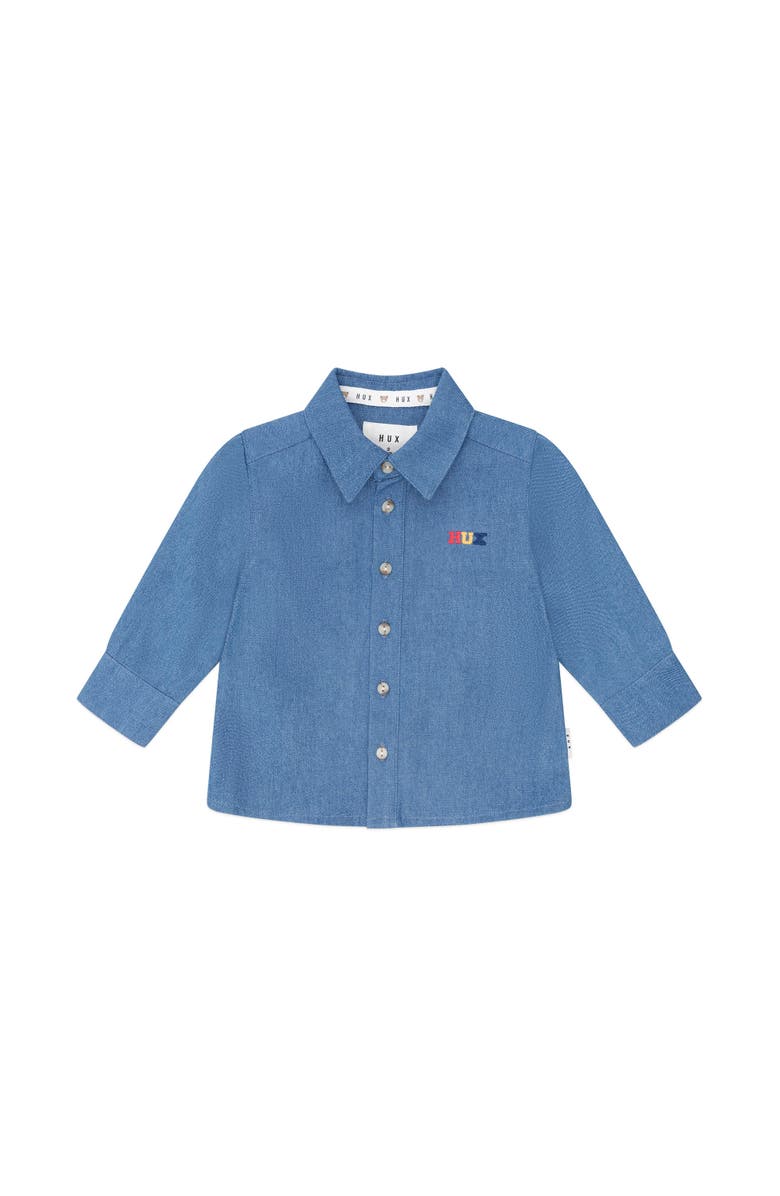 Huxbaby Hux Chambray Shirt, Main, color, Chambray