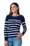 selected Navy Breton Stripe