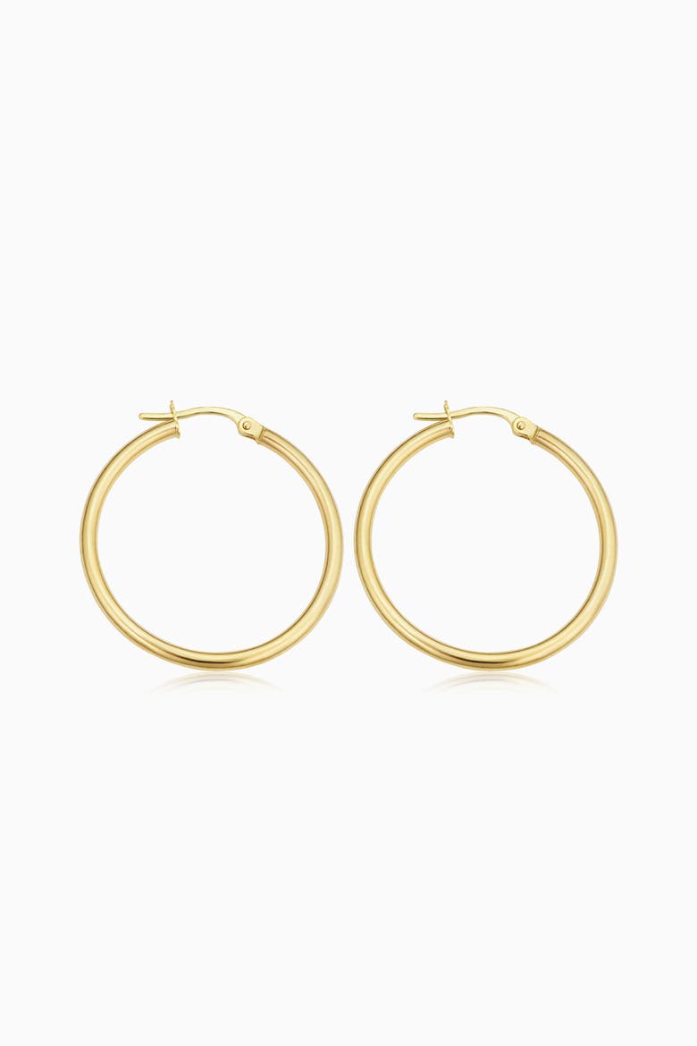 10K Gold Everything Hoop Earrings, Alternate, color, Yellow Gold
