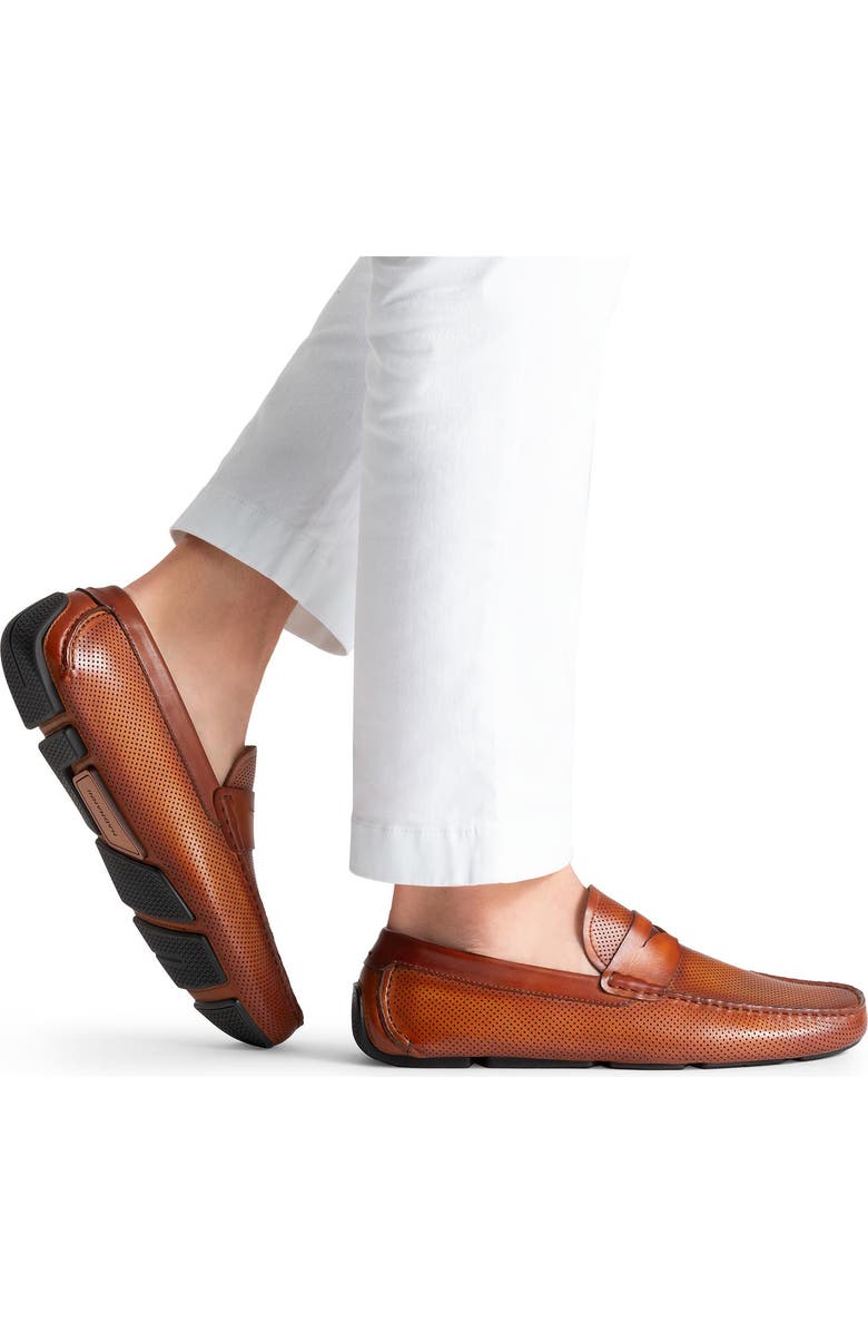 Magnanni Cole Perforated Loafer, Alternate, color,