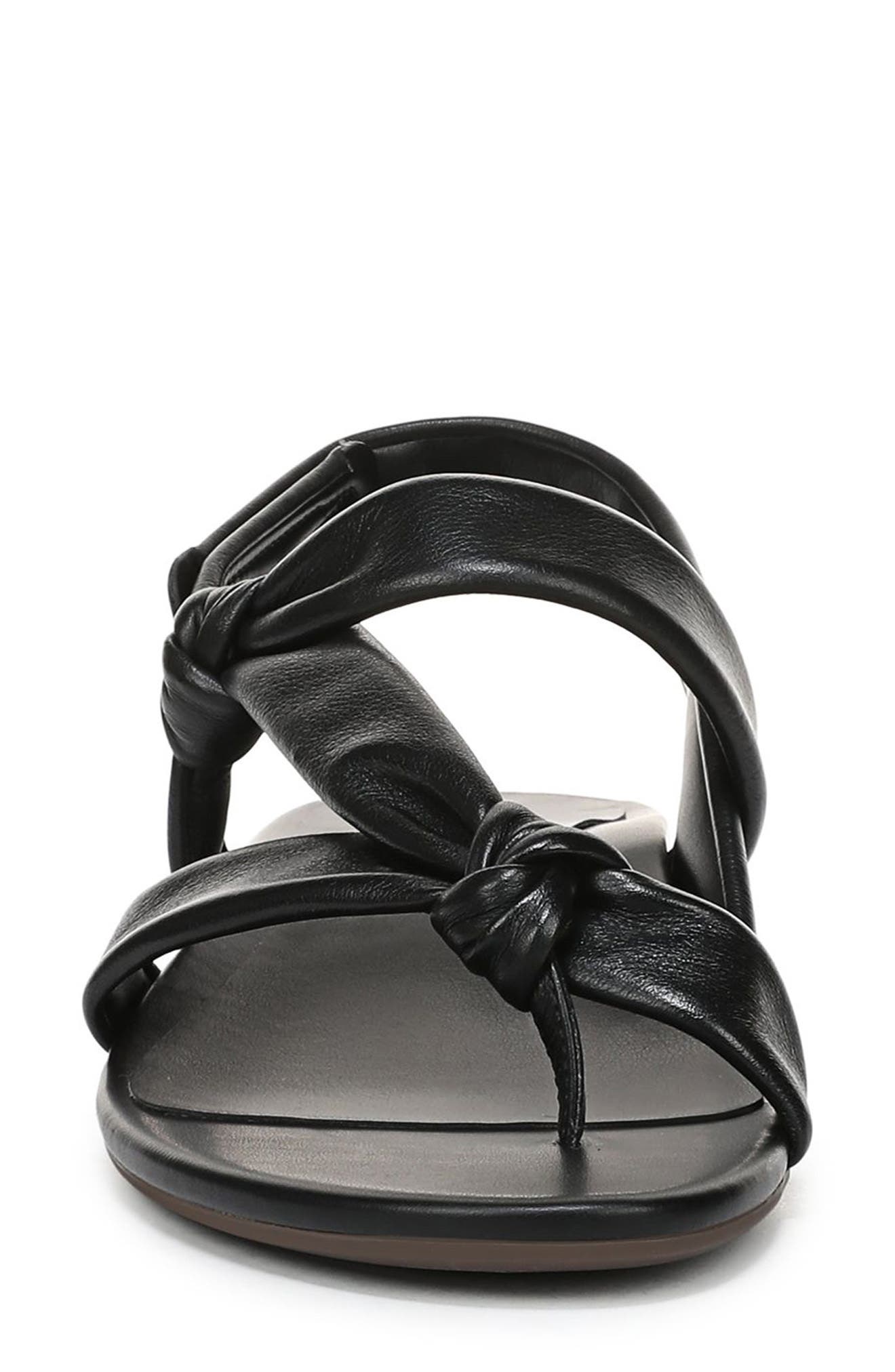 Vionic Geneva Strappy Sandal, Alternate, color, Black Leather