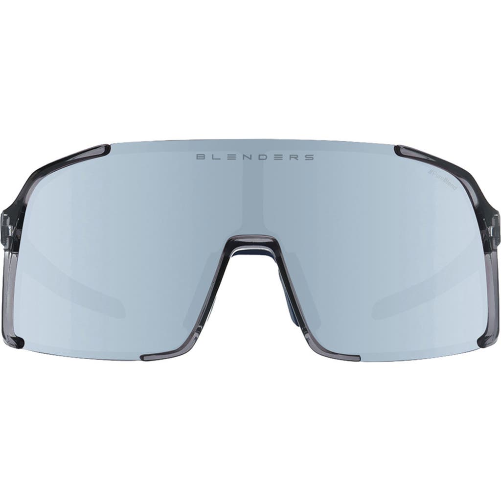 Blenders Eyewear Exposé 132mm Polarized Semi Rimless Shield Sunglasses In Multi