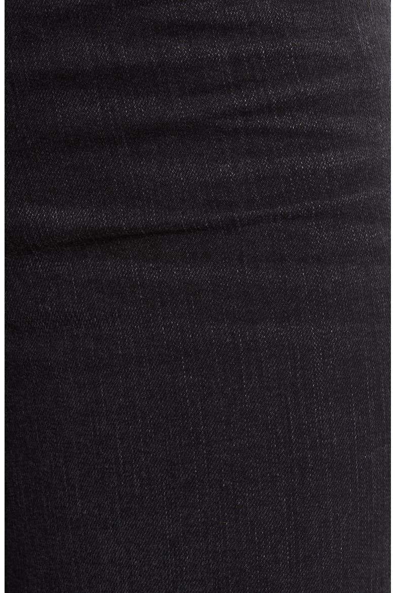 Sarah High Waist Slim Straight Leg Jeans, Alternate, color, BLKWILLOW