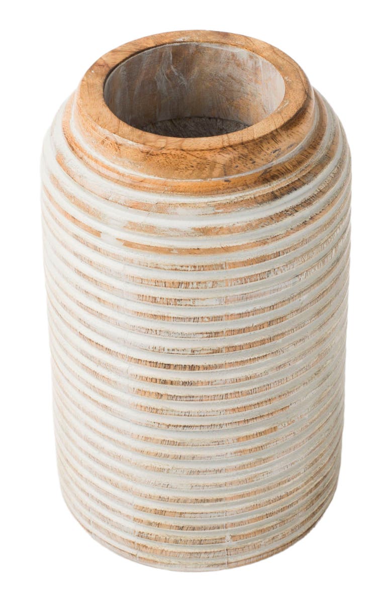 Mela Artisans Etchra Vase - Rustic Grey, Alternate, color, Grey