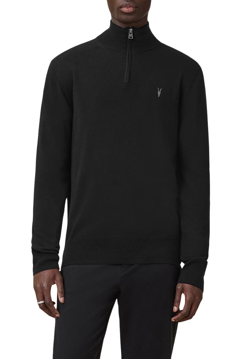 Kilburn Funnel Neck Wool Blend Quarter Zip Sweater (Men) | Nordstrom