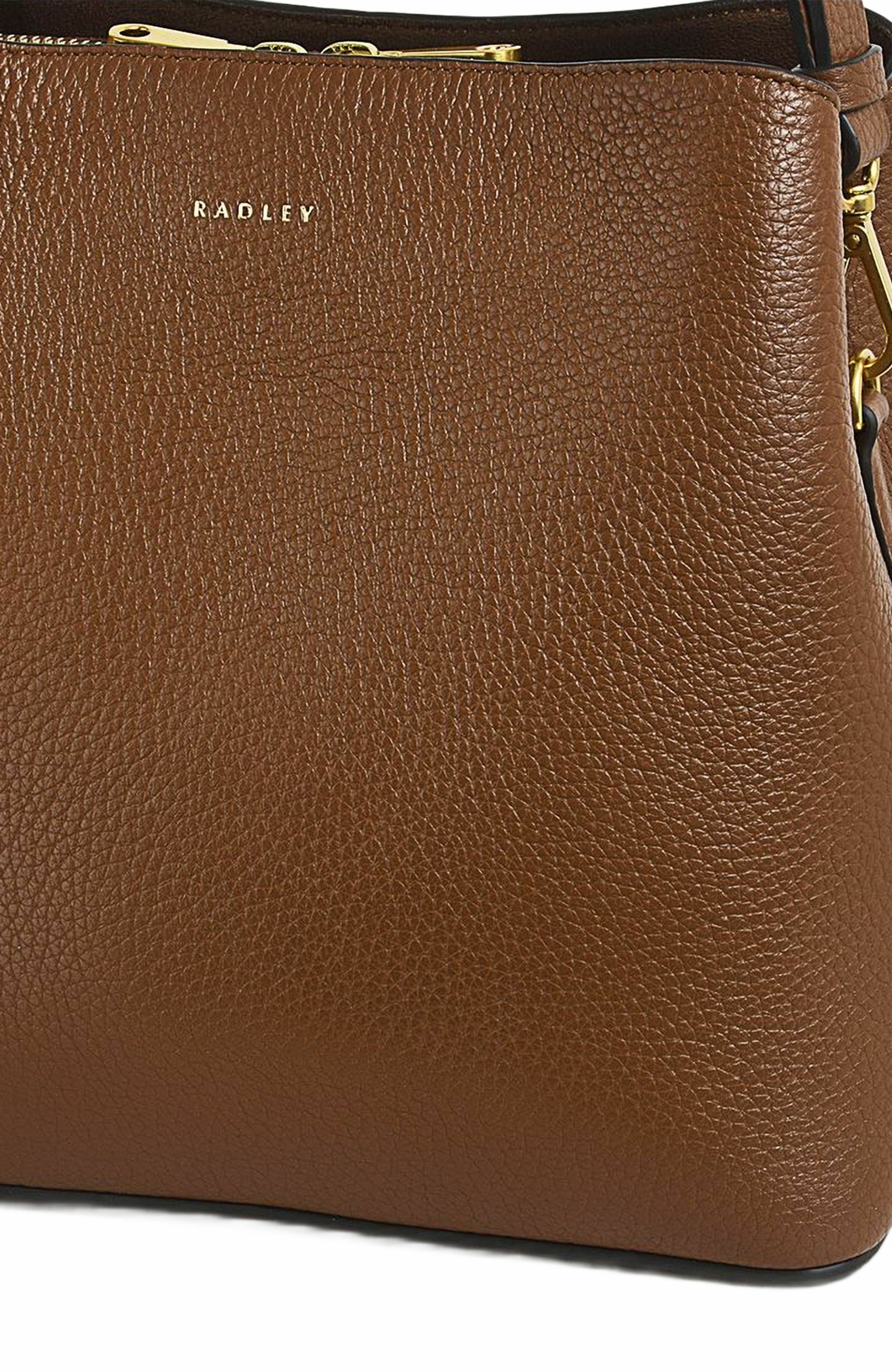 Radley Dukes Place Medium Compartment Crossbody Bag, Alternate, color, Saddle