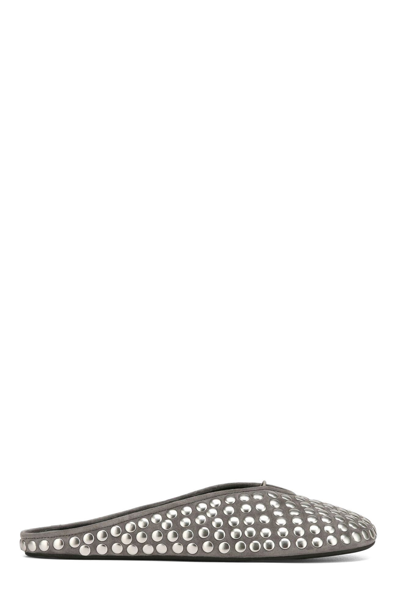 Pippa Grey Studded Suede, Main, color, Grey Studded Suede