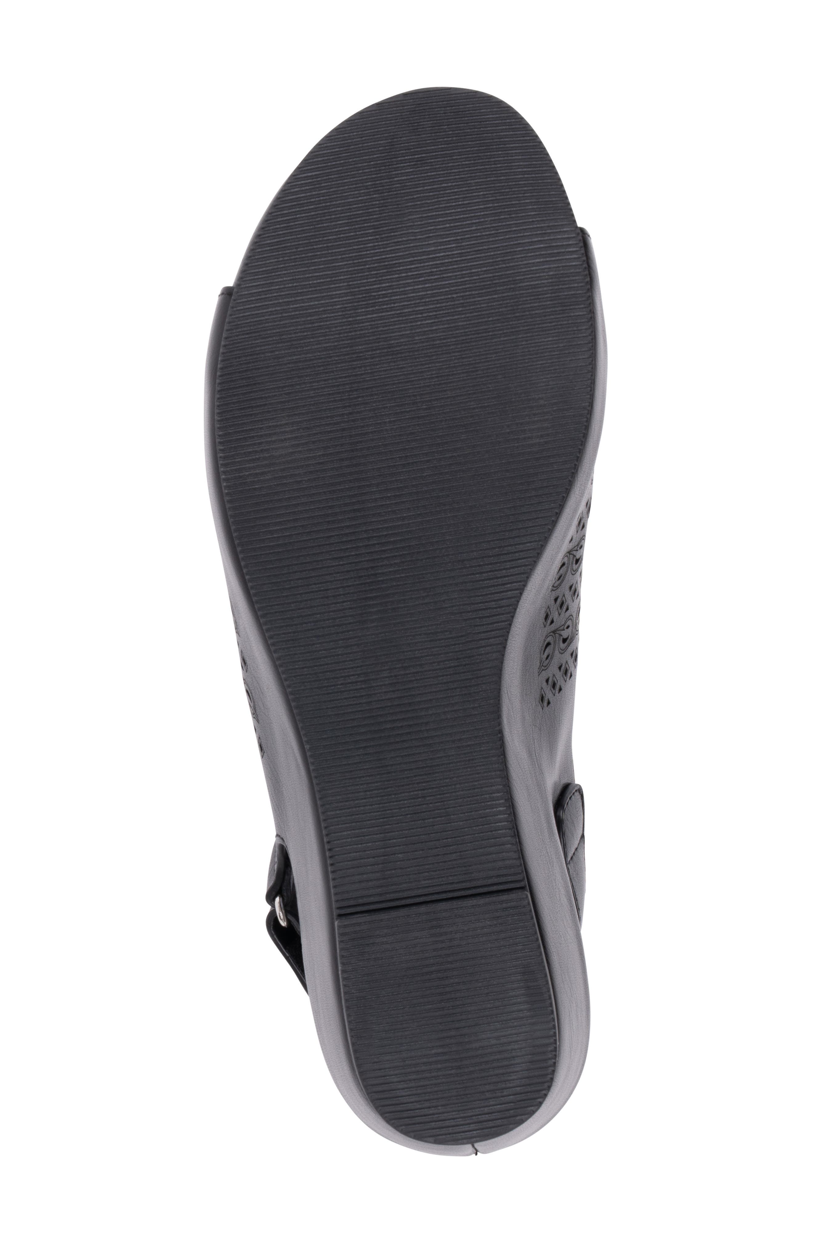 GOOD CHOICE NEW YORK Mahina Wedge Sandal, Alternate, color, Black