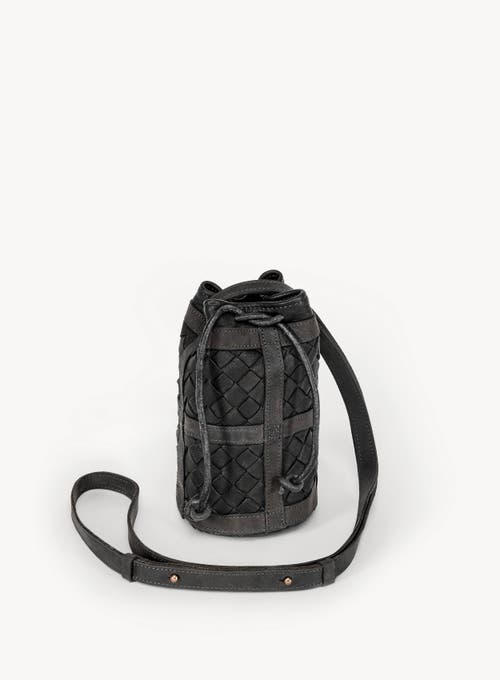 Deux Mains Mini Essential Bucket Bag In Black